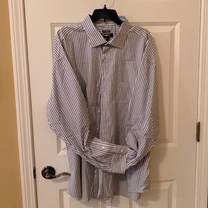 Pronto Uomo Casual/Dress LS Shirt, Size 3X